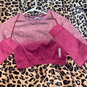 Gymshark Pink Ombré Workout Top